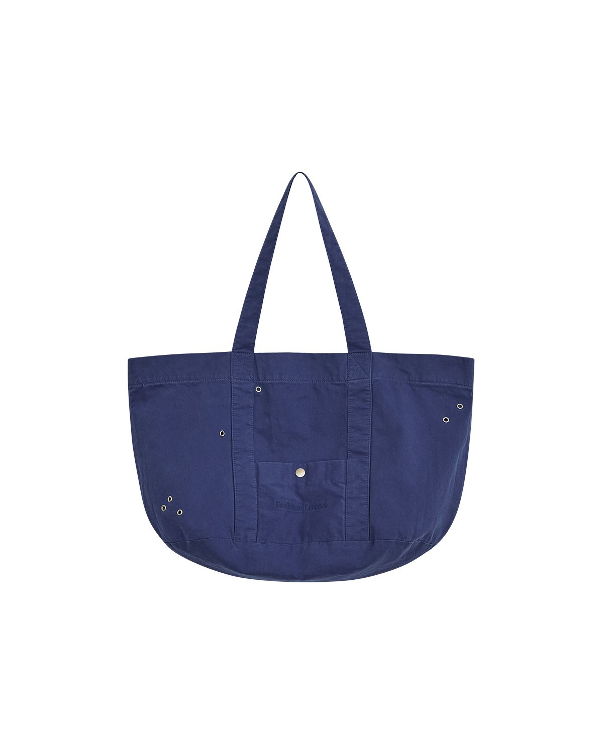 더뮤지엄비지터(THEMUSEUMVISITOR) FASHION LOVERS EYELET SHOULDER BAG (BLUE)