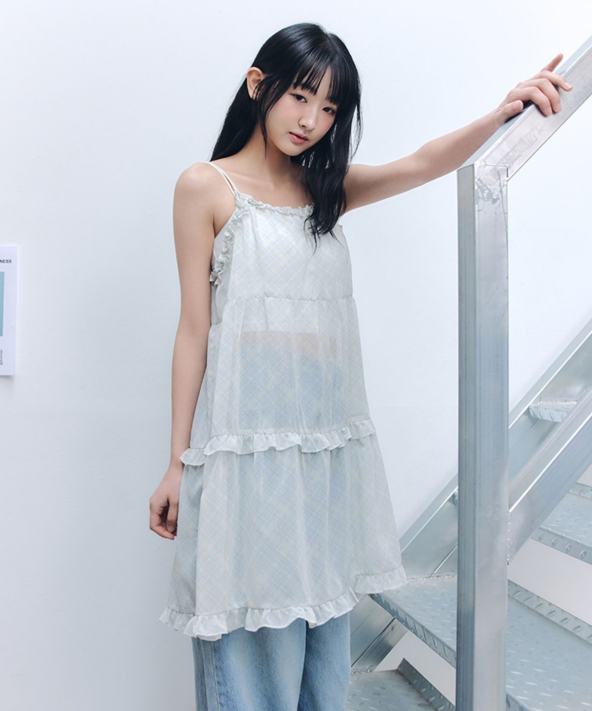 셀리테일즈(CELITAILS) FRILL LAYERED BUSTIER DERSS_YELLOW
