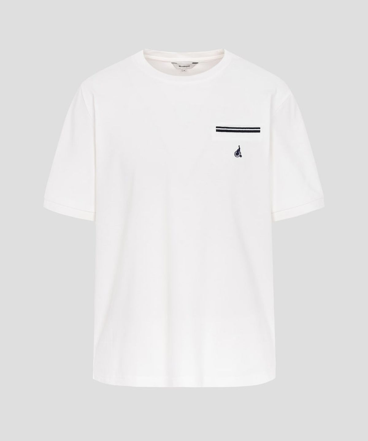 빈폴 멘(BEANPOLE MEN) 허니쿨 라운드넥 티셔츠  화이트