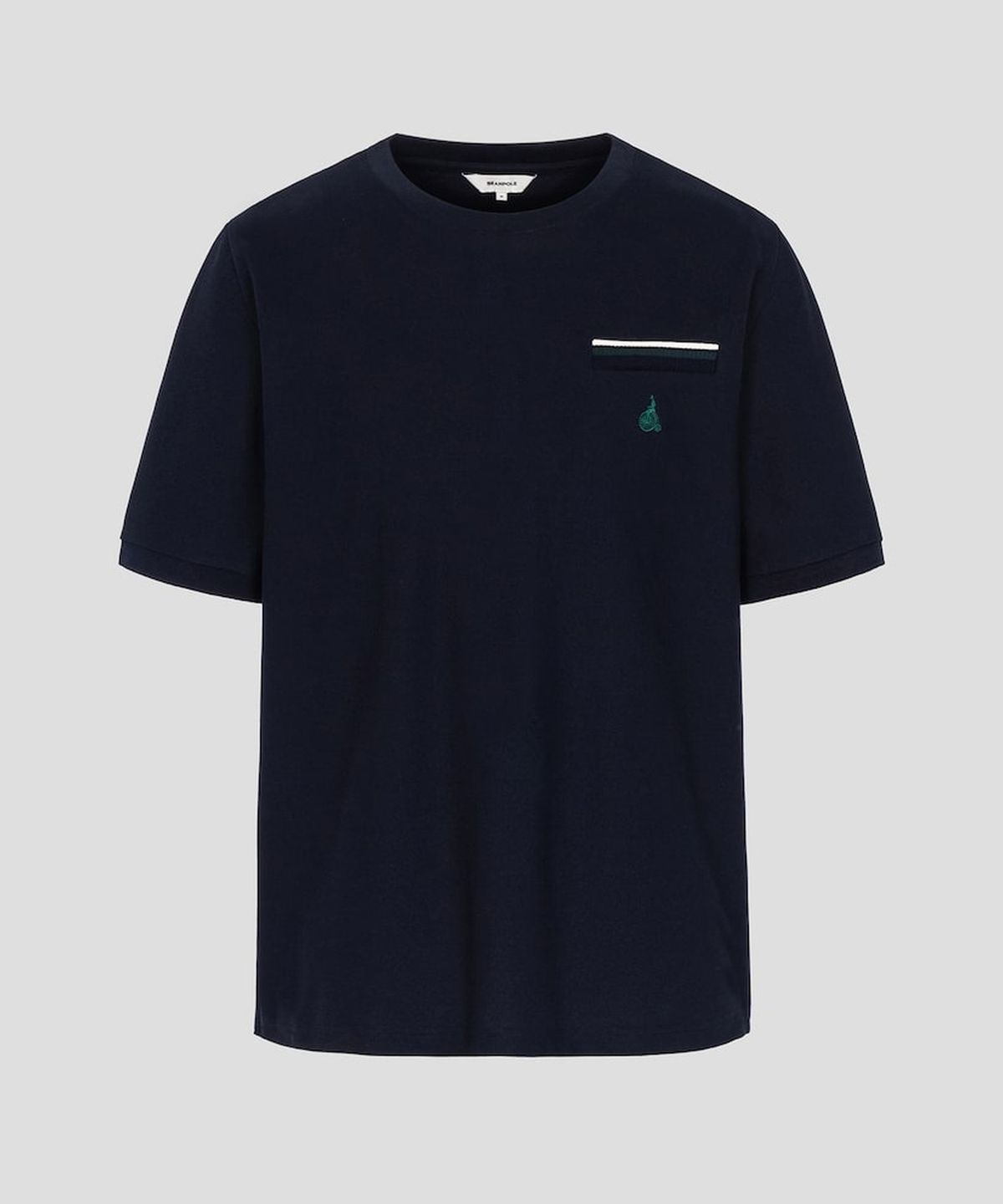 빈폴 멘(BEANPOLE MEN) 허니쿨 라운드넥 티셔츠  네이비