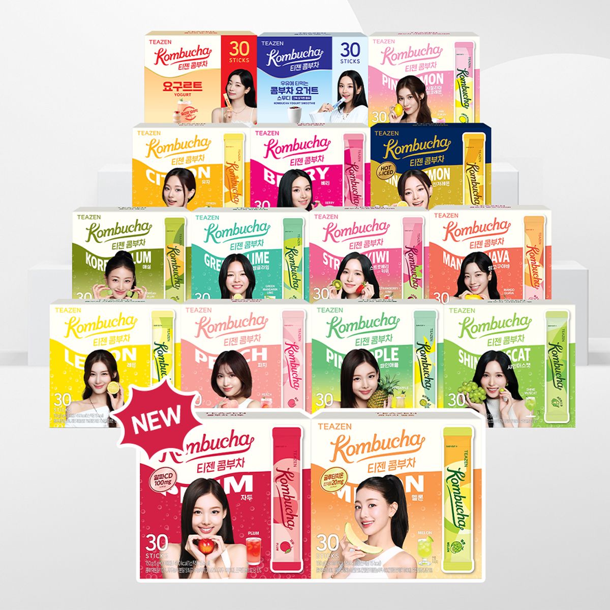 티젠(TEAZEN) 콤부차 30스틱 (16종 택1)