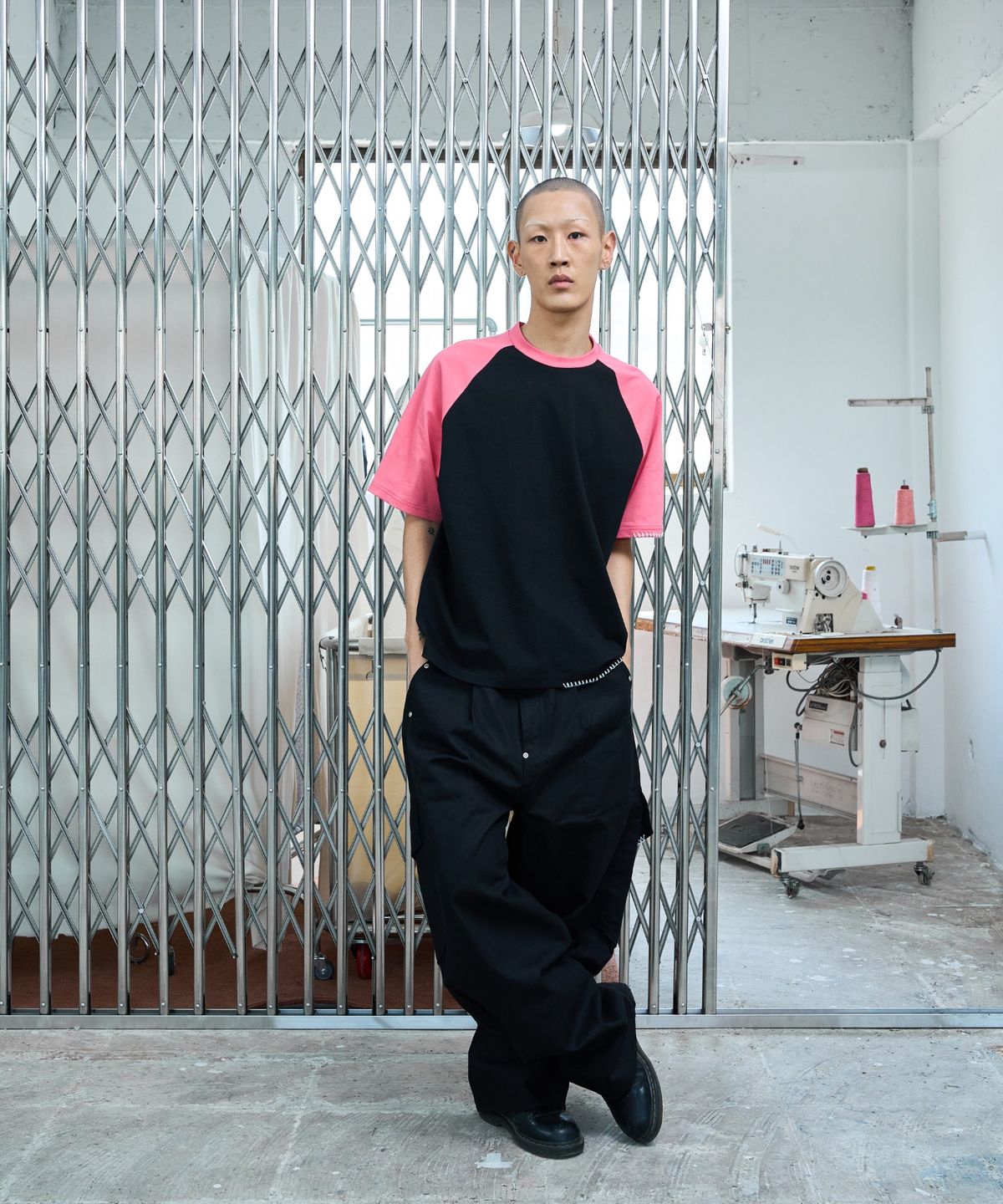 노쿨러스(NOSCOULEURS) UL RAGLAN T-SHIRT 06 PINK