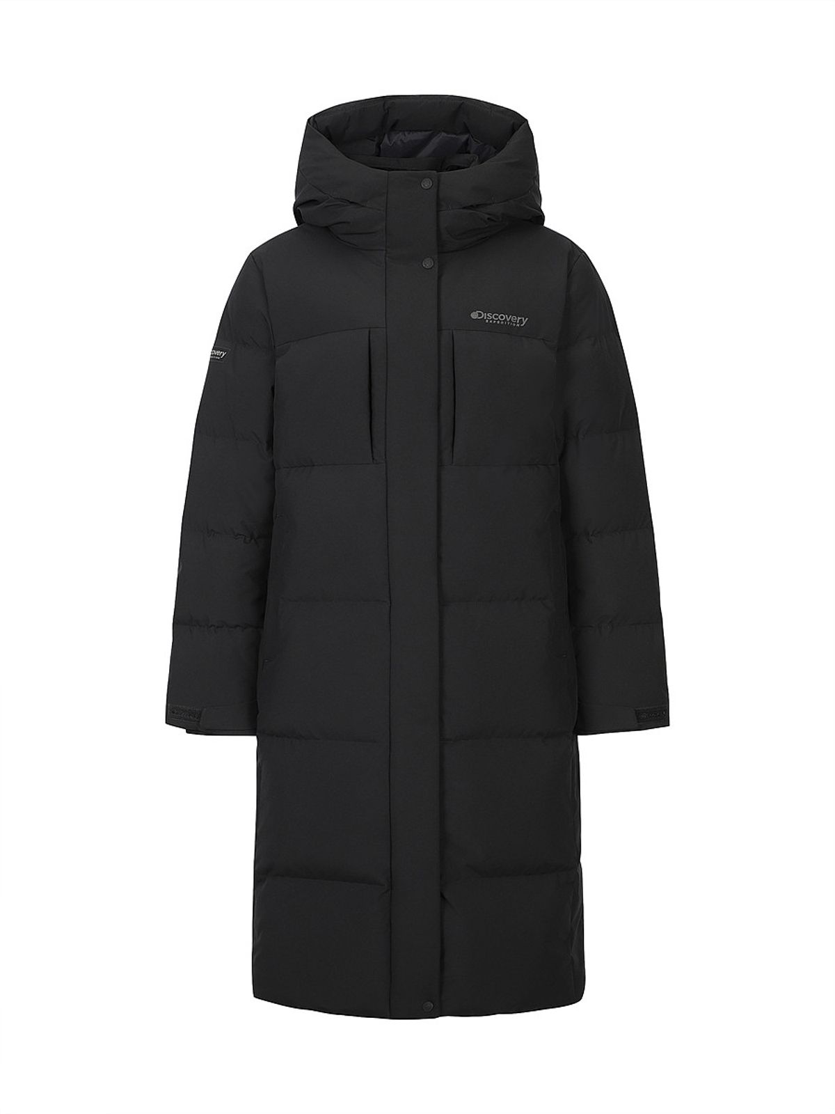 디스커버리 익스페디션(DISCOVERY EXPEDITION) 여성 레스터G 구스다운 롱패딩 (Mg.Black)