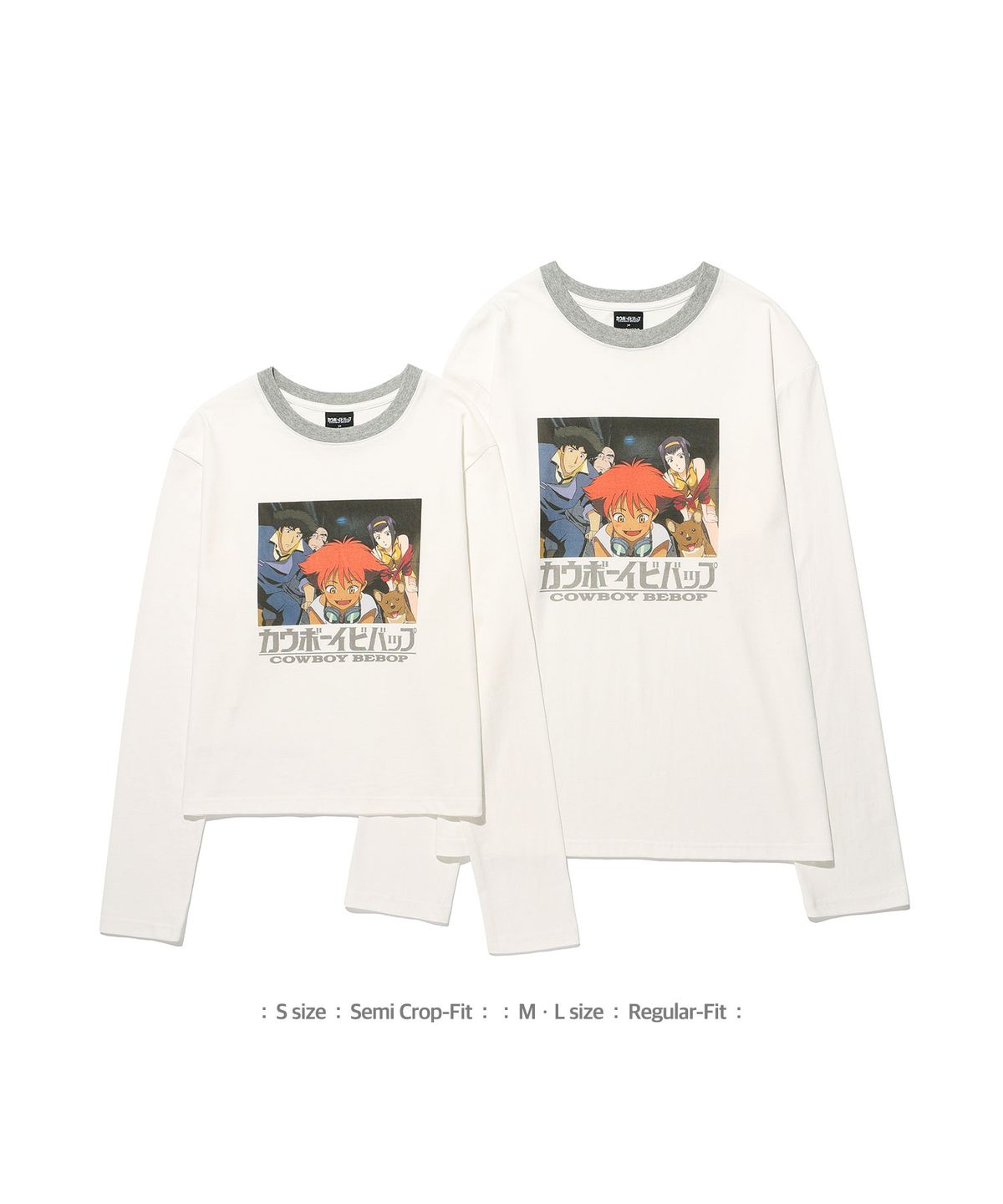 나이스고스트클럽(NICEGHOSTCLUB) X COWBOY BEBOP BASIC LS TEE_OFF WHITE(NG2GSUT550D)