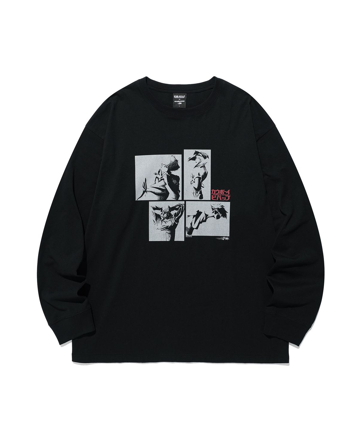 나이스고스트클럽(NICEGHOSTCLUB) X COWBOY BEBOP OP LS TEE_BLACK(NG2GSUT551D)