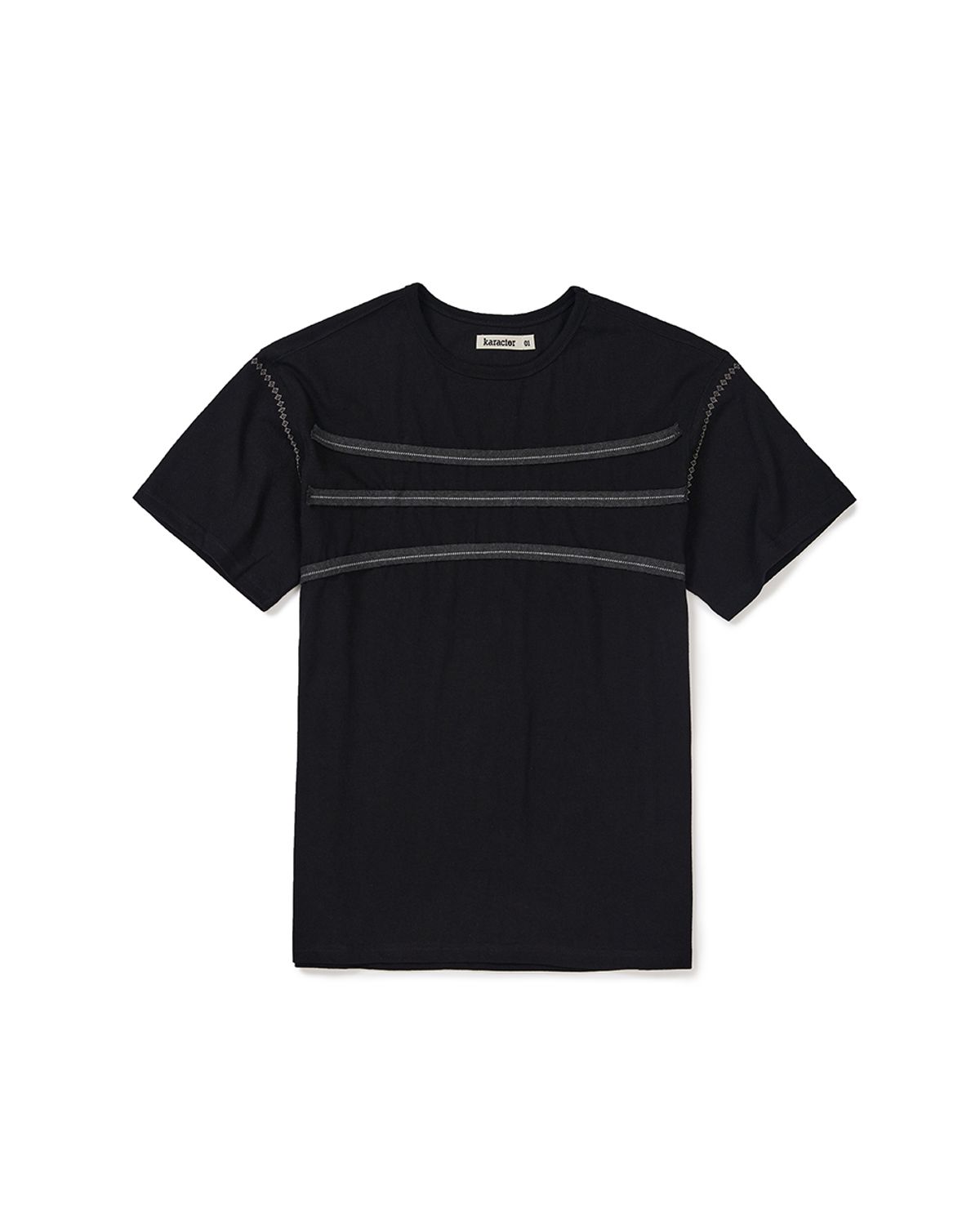 카락터(KARACTOR) Orbit half T-shirts / Black