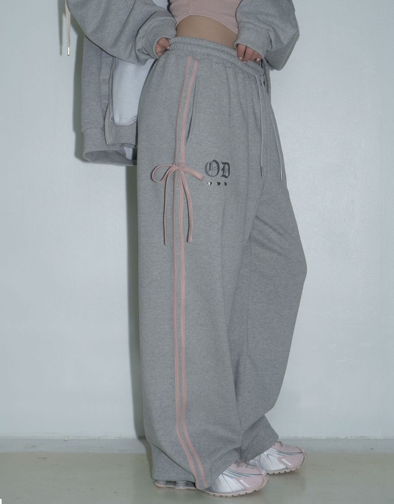 Ribbon Training Pants (melange Grey)