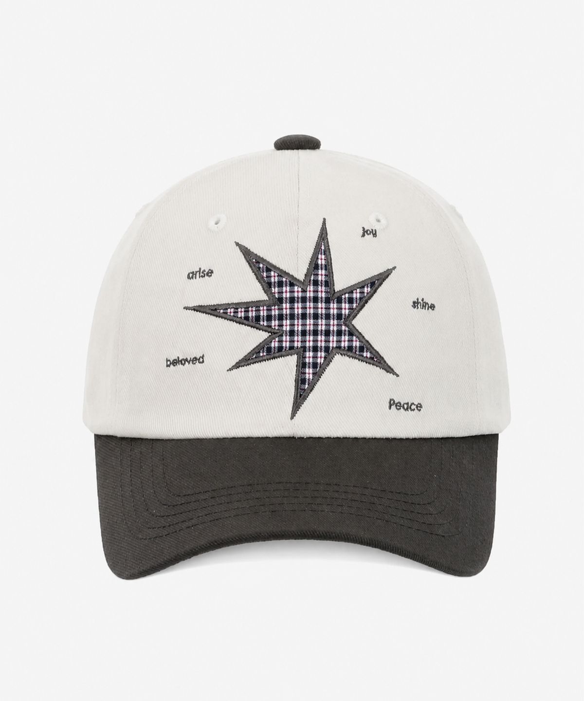 업드래프트(UPDRAFT) SPARK APPLIQUE BALL CAP [IVORY]