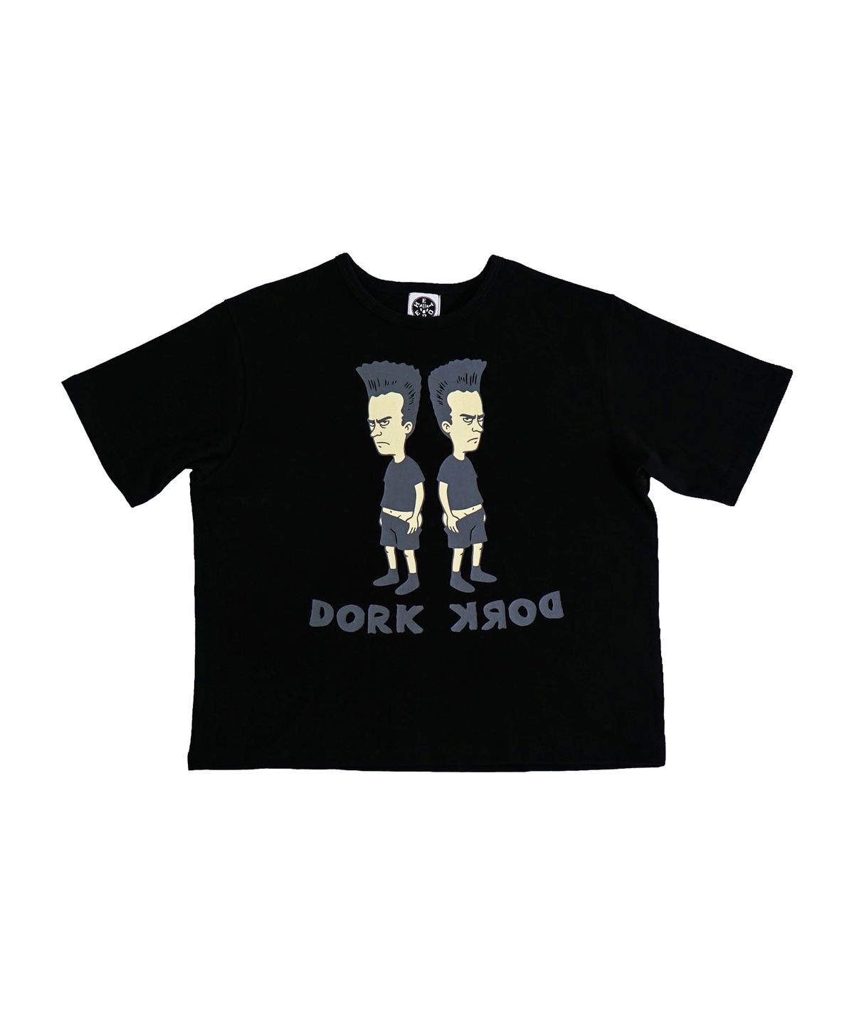 헤테로(HETERO) Dorks Shrunken T-shirt (Black)