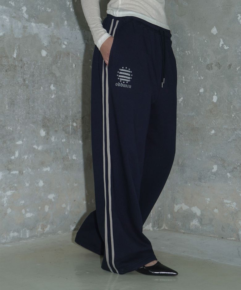 Double Stripe Training Pants (navy)