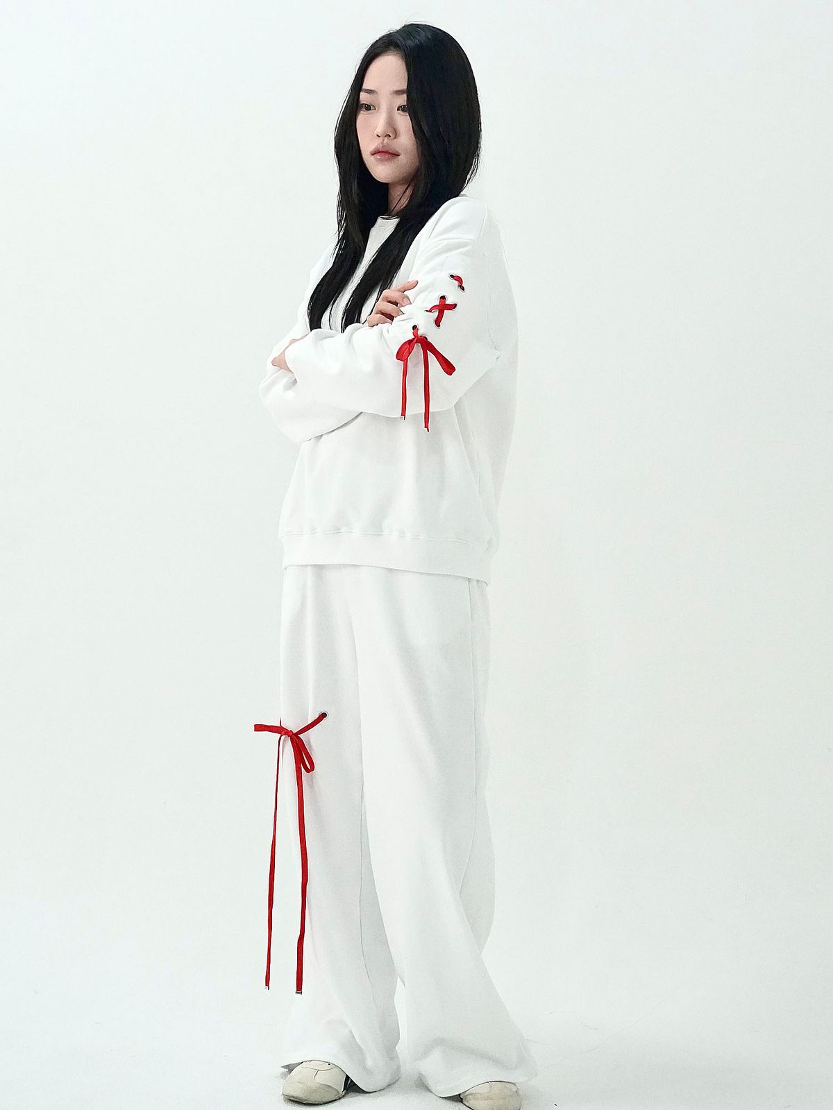 사오레(SAOLE) Signature Sweatshirt White