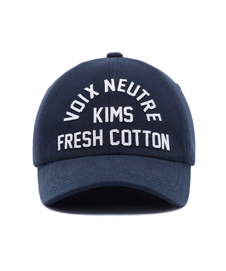[김샤브칼 X KIMS]  Voix Logo Ball Cap Navy