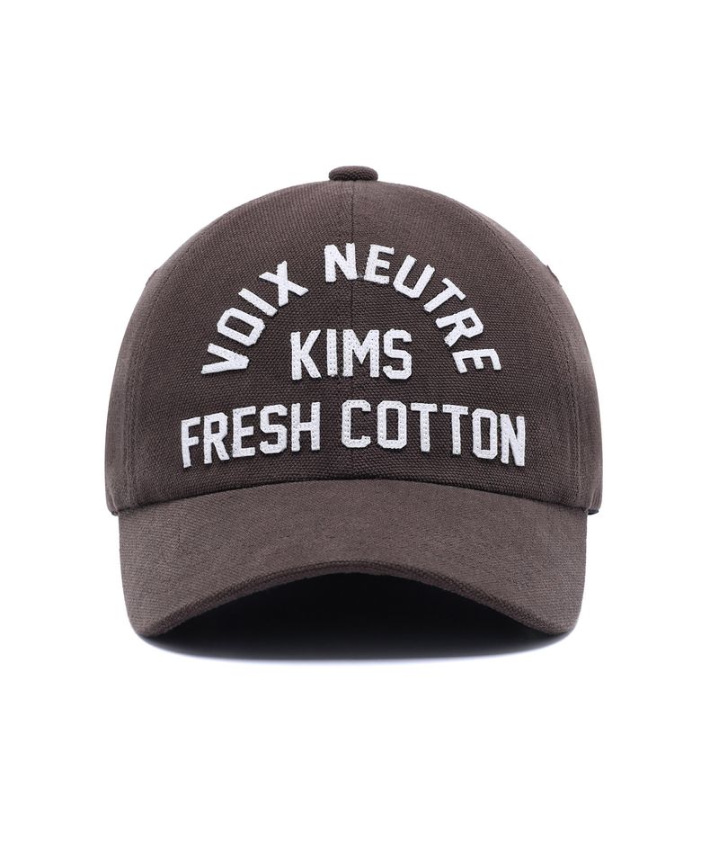 [김샤브칼 X KIMS]  Voix Logo Ball Cap Brown