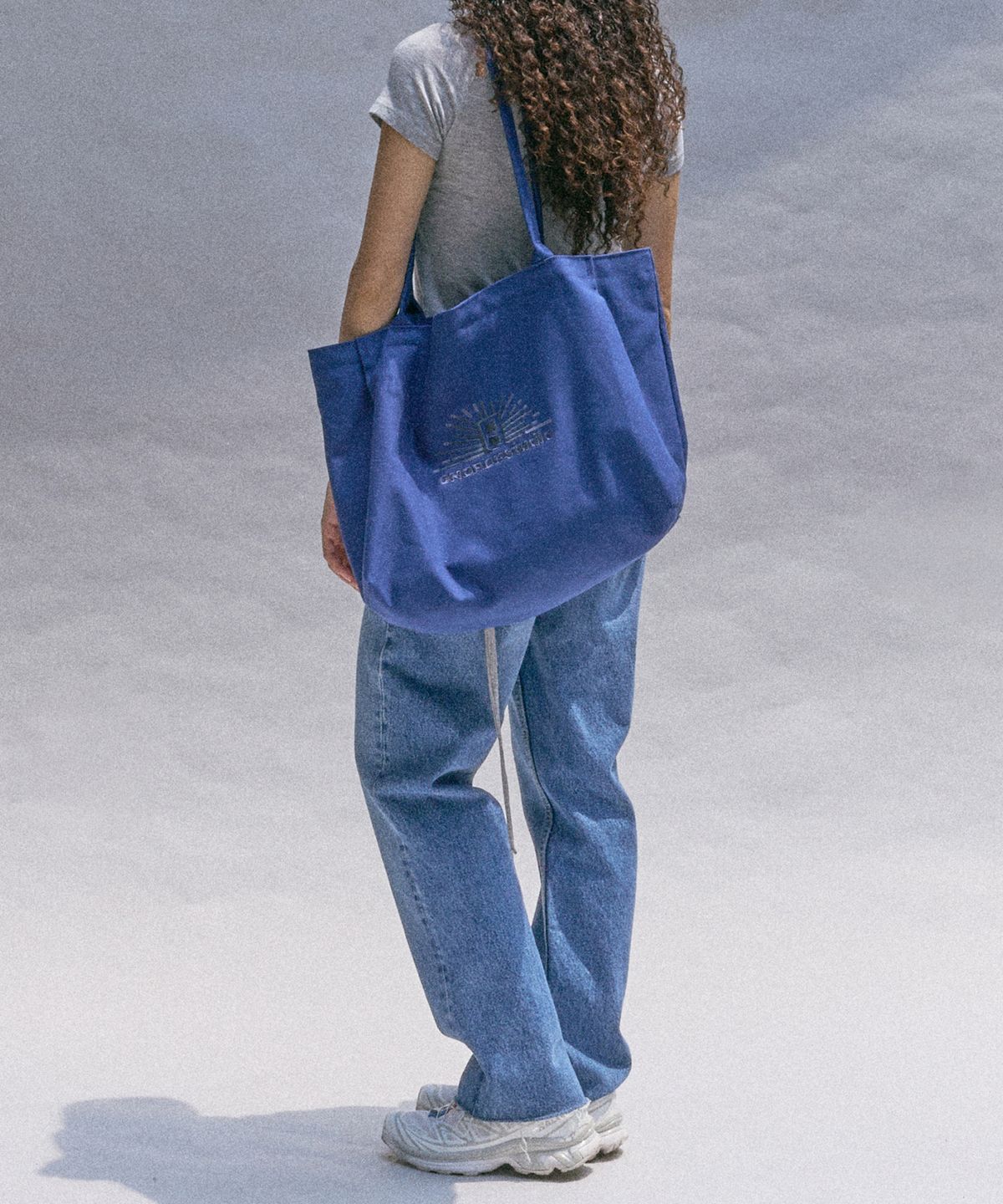 초록스튜디오(CHOROK STUDIO) NAGAJA Canvas Bag #2 (Navy)