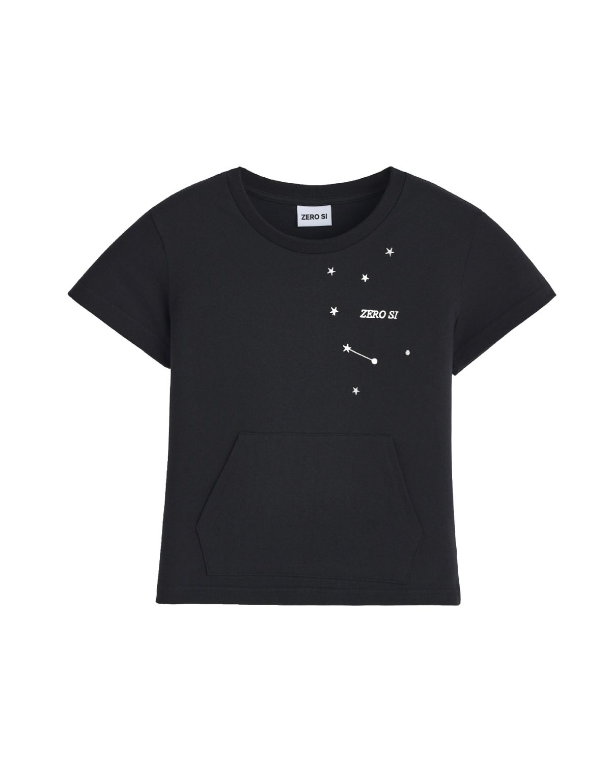 제로시(ZEROSI) (W) ZRS Star Pocket Short Sleeve (BLACK)