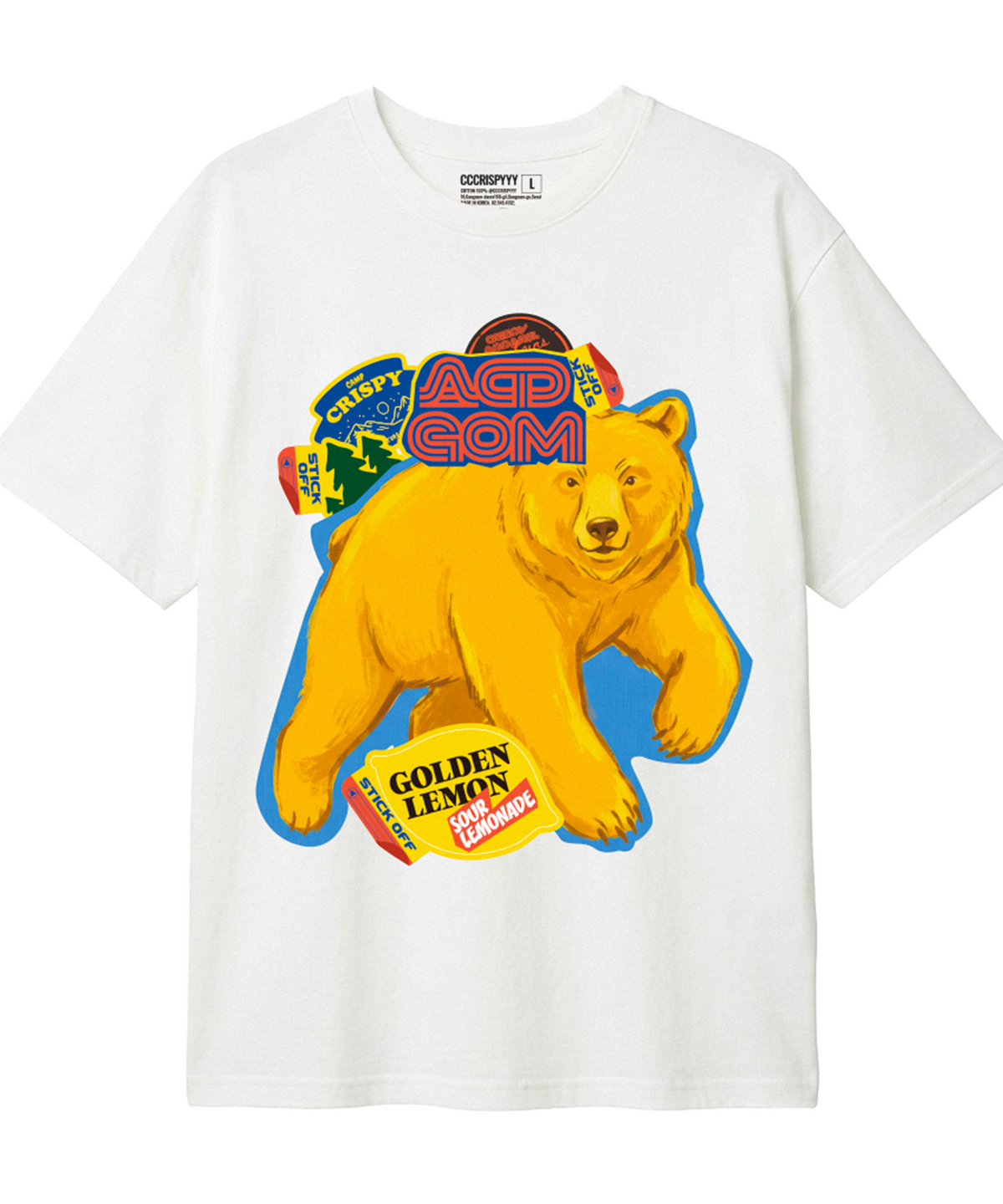 크리스피(CCCRISPYYY) Lemon-Bear03 Tee