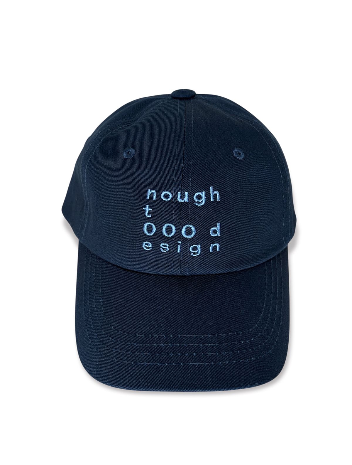 노우트(NOUGHT) 000디자인 로고 볼캡 / 네이비
