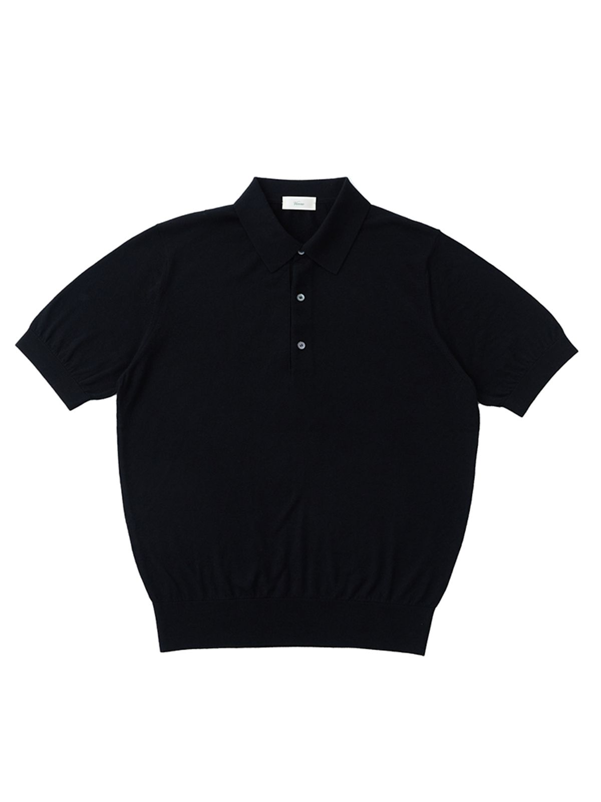 베르노(VERNO) 26SS Cashtouch short sleeve polo knit Dark navy