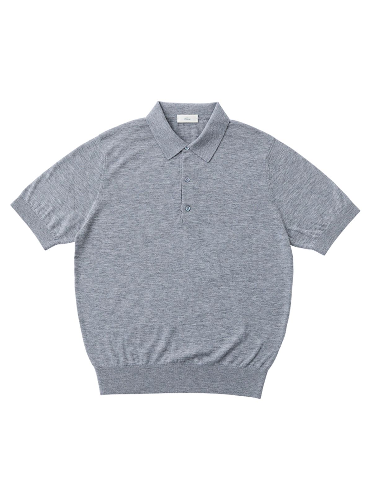 베르노(VERNO) 26SS Cashtouch short sleeve polo knit Grey