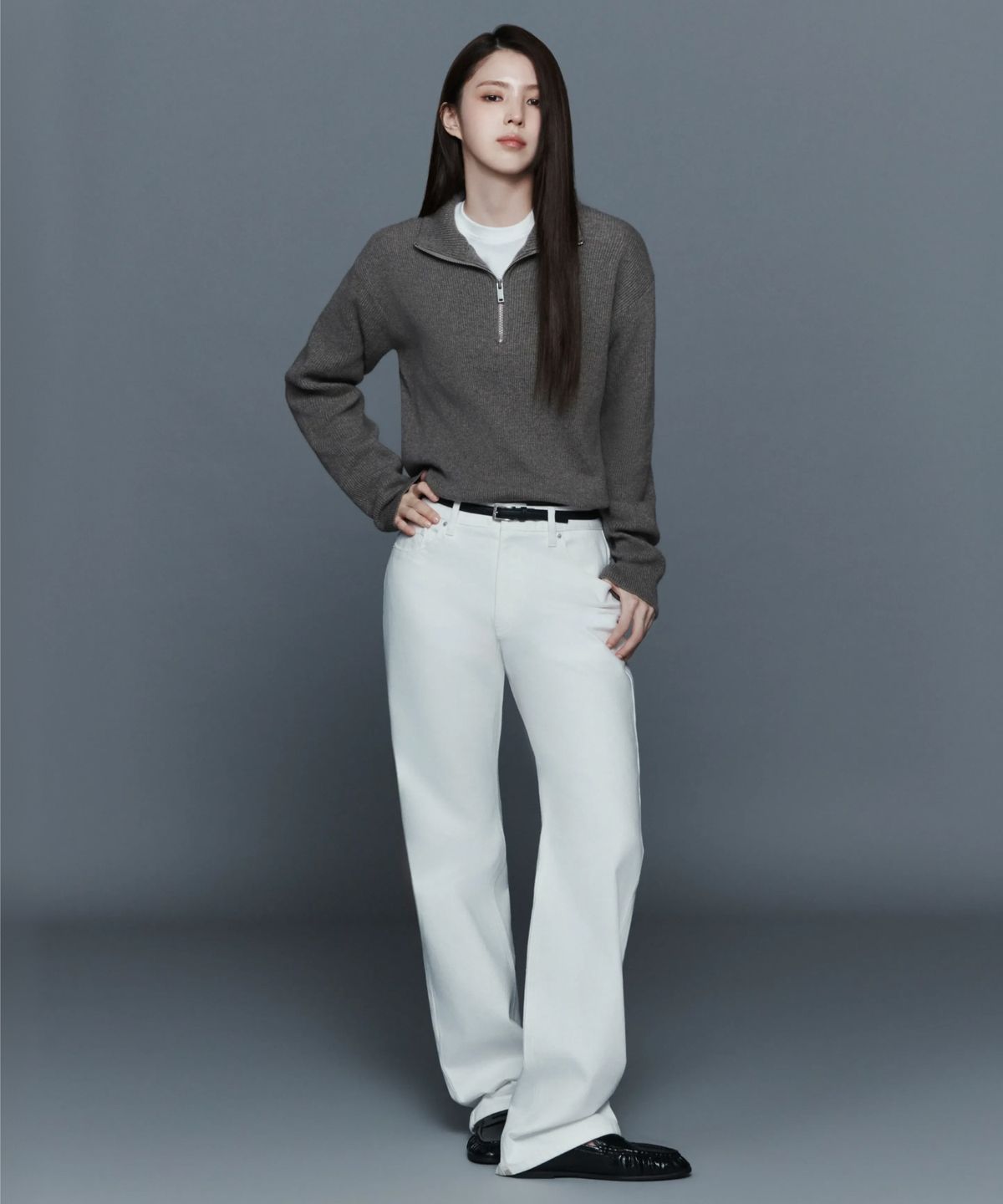 무신사 스탠다드 우먼(MUSINSA STANDARD WOMAN) 우먼즈 에센셜 스트레이트 데님 팬츠 [화이트]