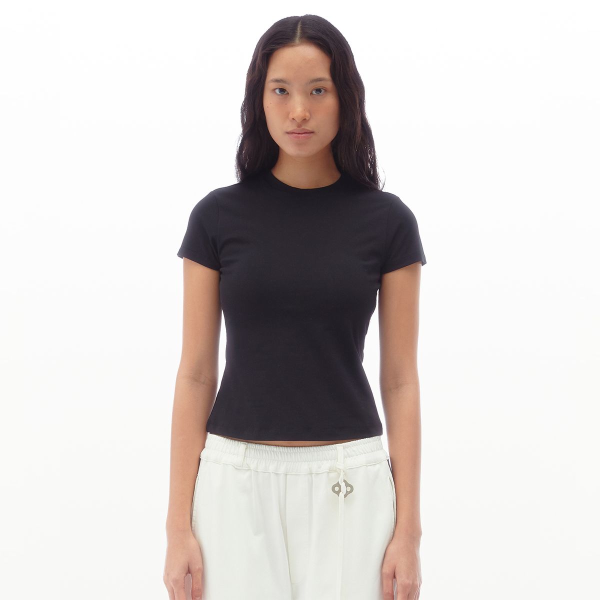 후포(HOOPOE) cool-touch regular fit t-shirts_onyx black