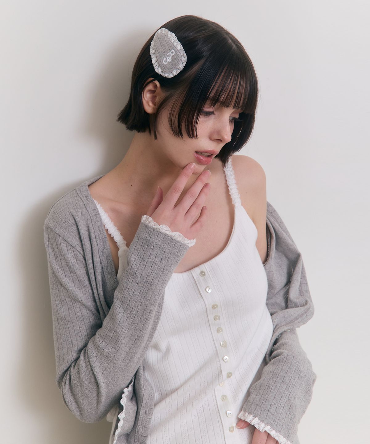 로잔느(ROSEANNE) Sweet Dreams Hairpin Set (Gray)