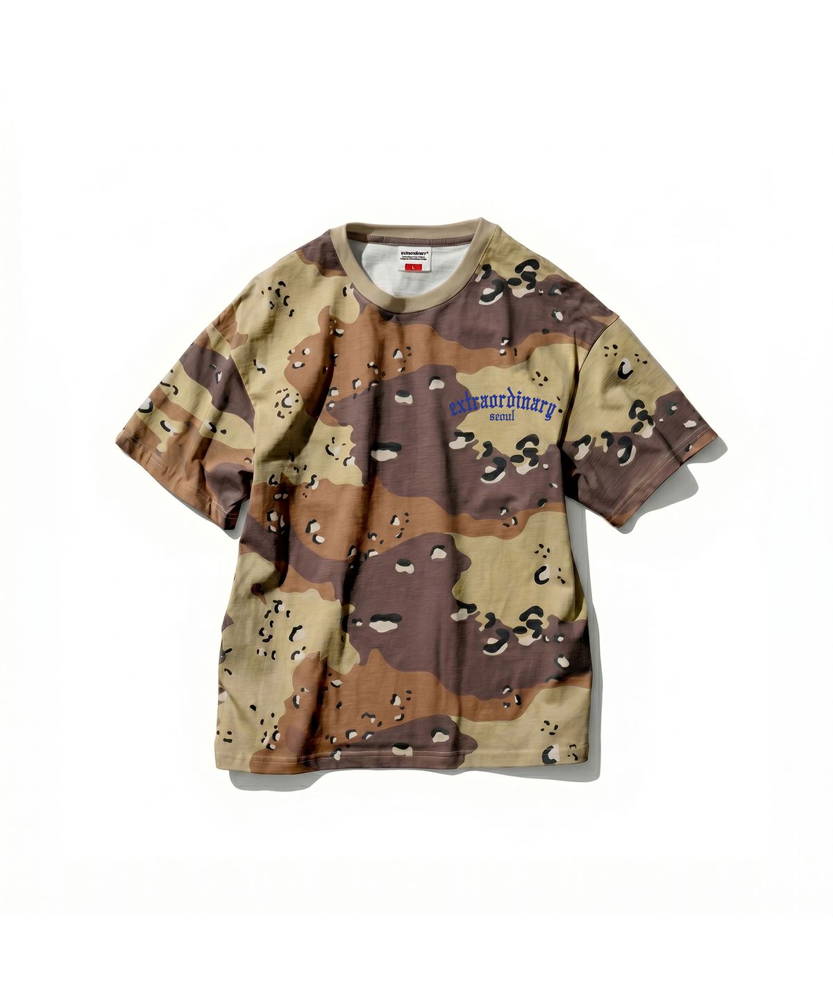 엑스트라오디너리(EXTRAORDINARY) DESERT CAMO LOGO TEE CAMO