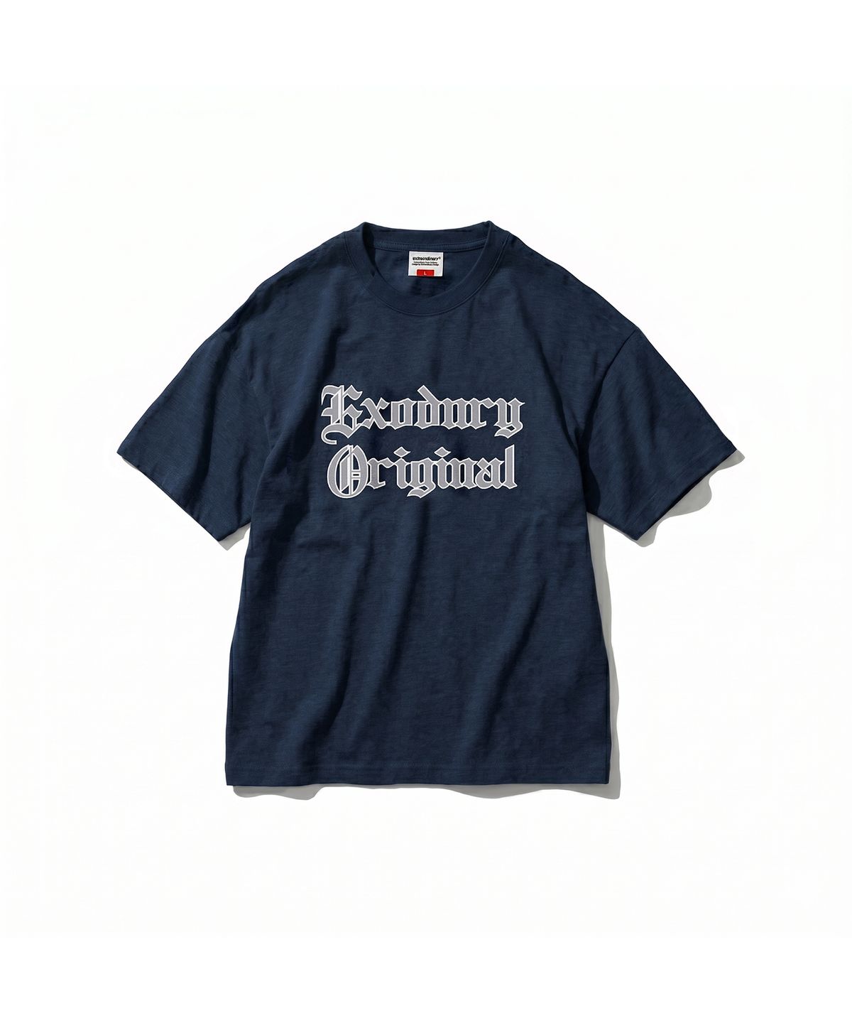 엑스트라오디너리(EXTRAORDINARY) OLD ENGLISH TEE NAVY