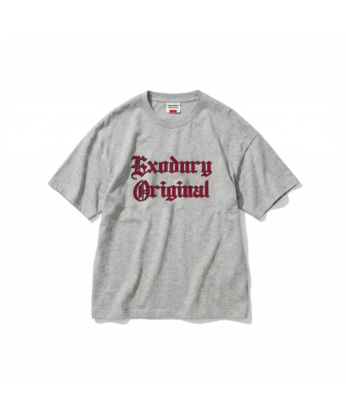 엑스트라오디너리(EXTRAORDINARY) OLD ENGLISH TEE MELANGE GREY