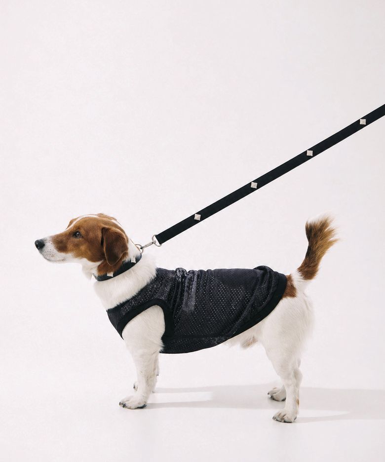 시그너쳐 리벳 인조가죽 독 리쉬 블랙