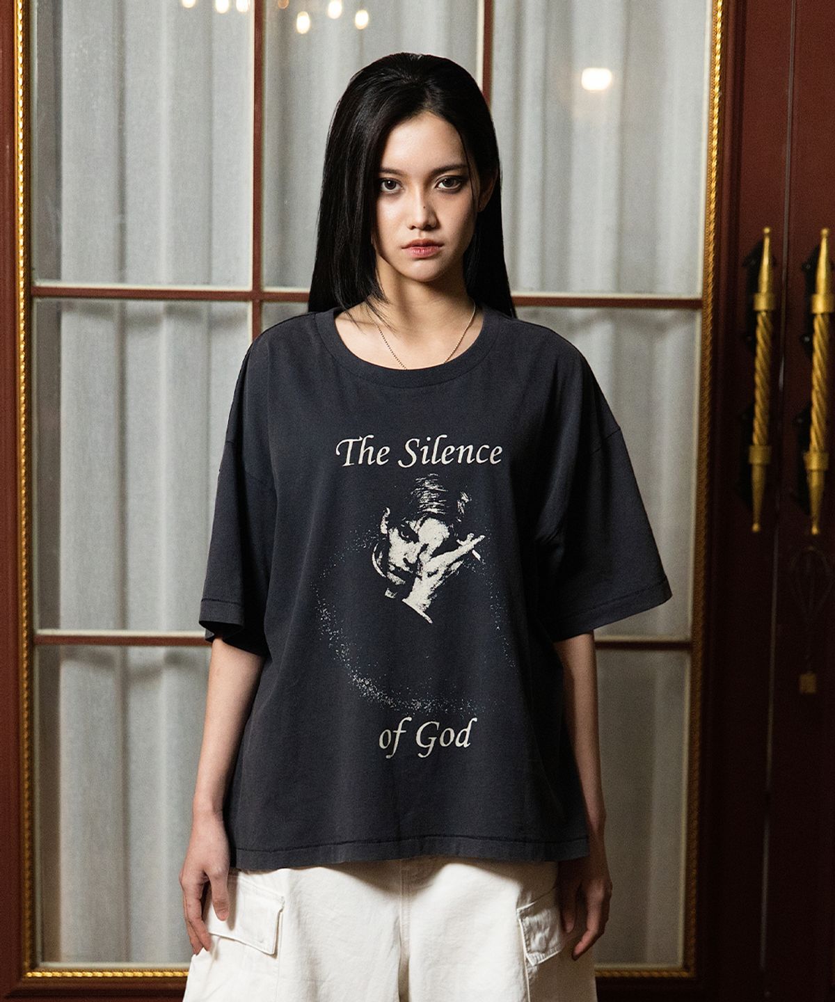 노드(NOD) The silence of god T-shirts (Black)