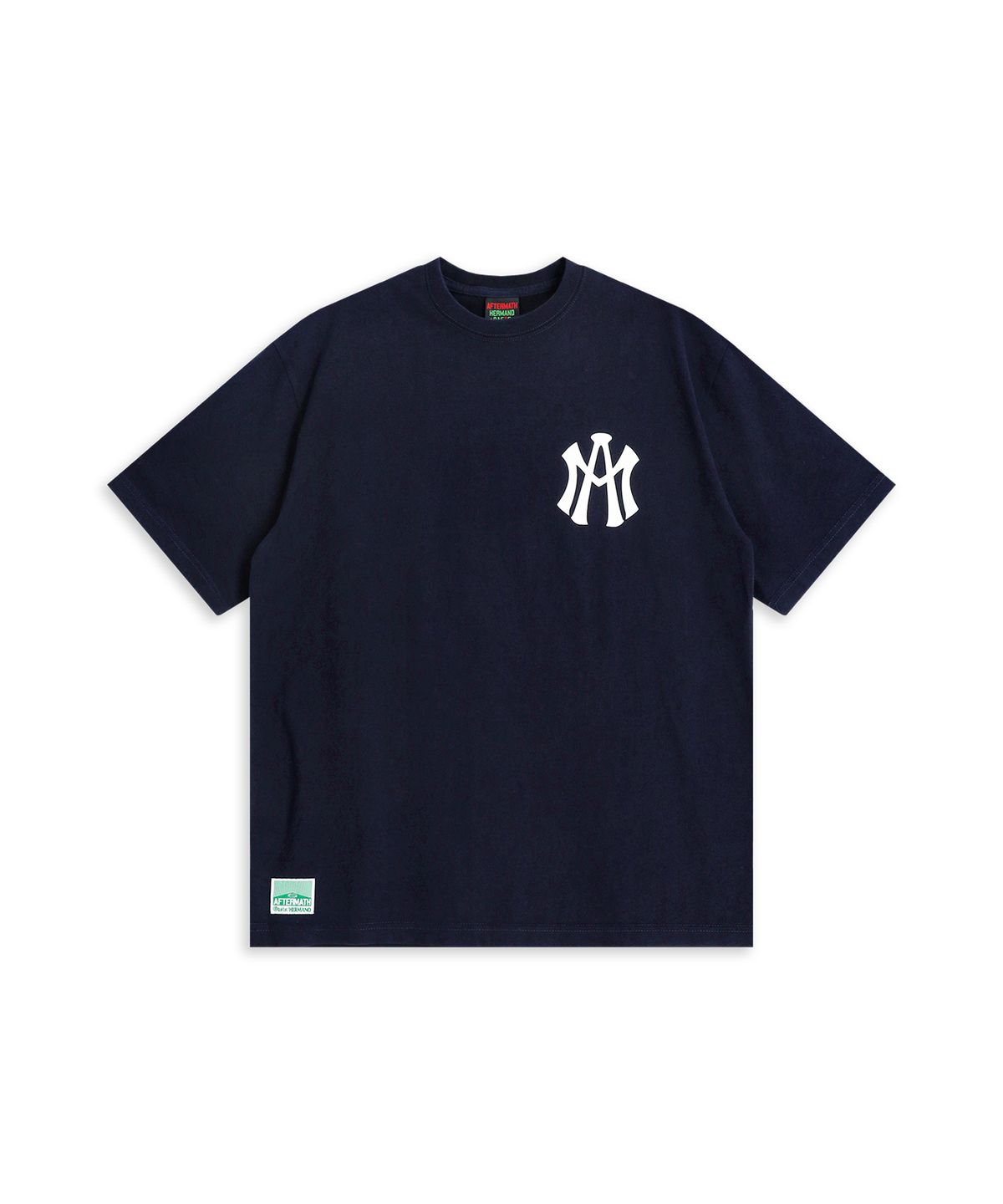 애프터매스(AFTERMATH) ATM LOGO TEE NAVY