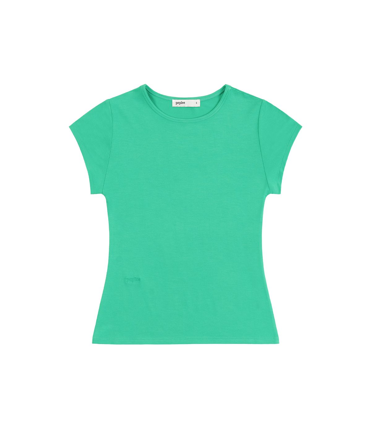 페플리(PEPLEE) Cap Sleeve Mini Tee (Emerald)