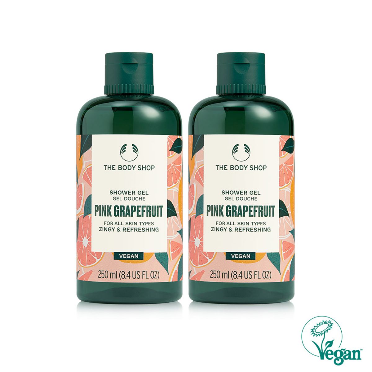 더바디샵(THE BODY SHOP) 핑크 그레이프후룻 샤워젤 250ML 듀오세트 (880002)