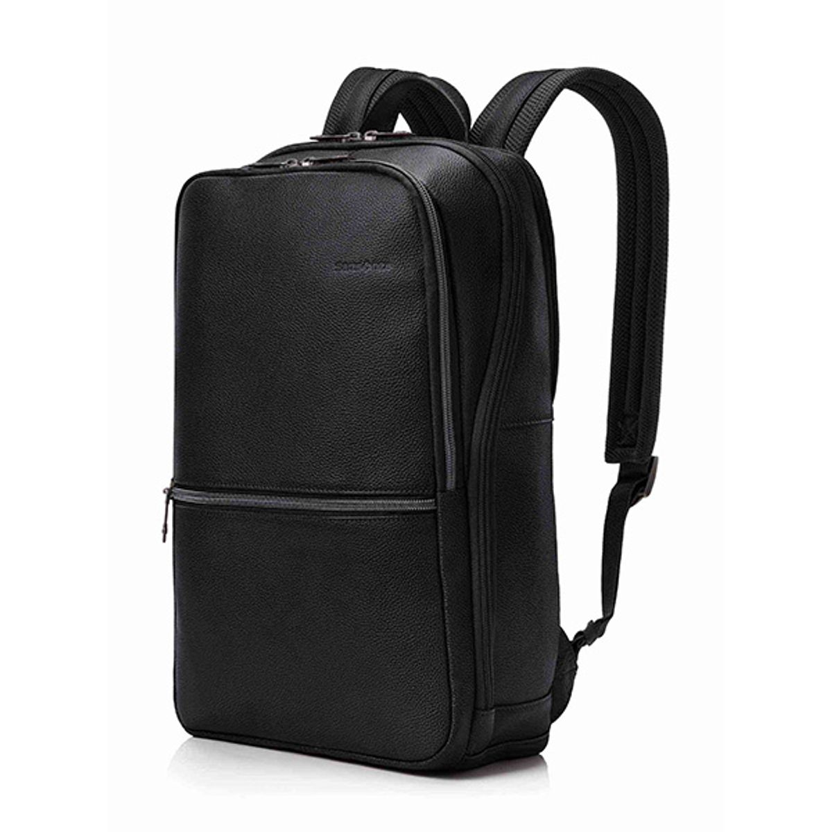 쌤소나이트(SAMSONITE) SAM CLASSIC LEATHER 슬림 백팩 BLACK HG809002