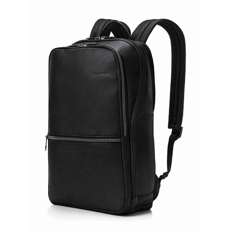 SAM CLASSIC LEATHER 슬림 백팩 BLACK HG809002