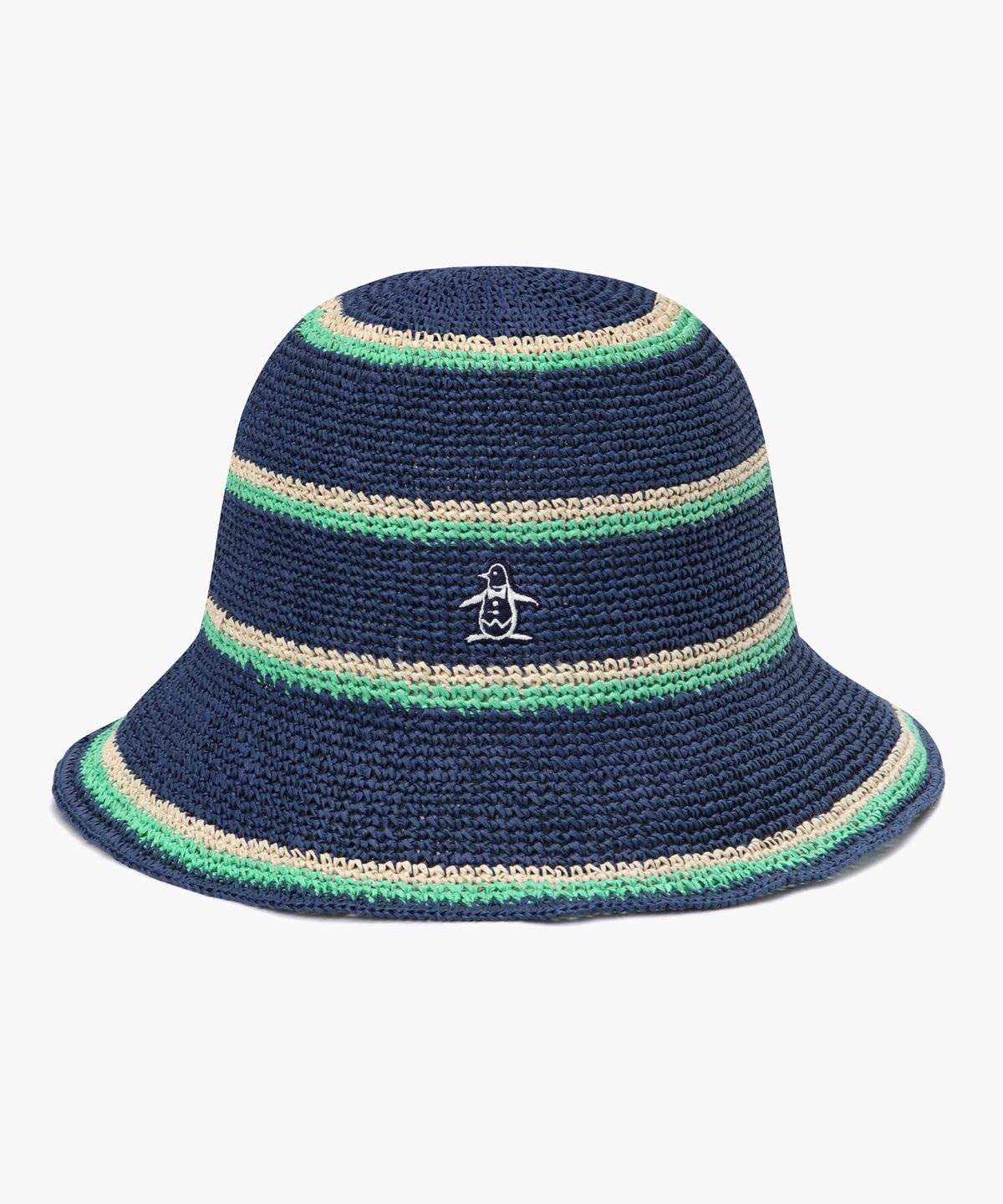 먼싱웨어(MUNSINGWEAR) 여성 라피아 버킷햇 다크네이비 MR222LCP51