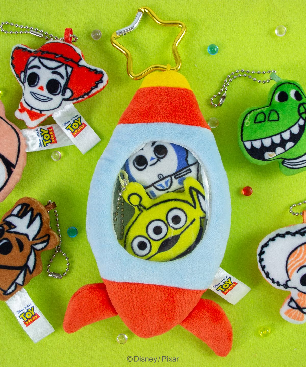 아이노케이(IKNOWK) 디즈니 토이스토리 랜덤 쿠션 키링 세트