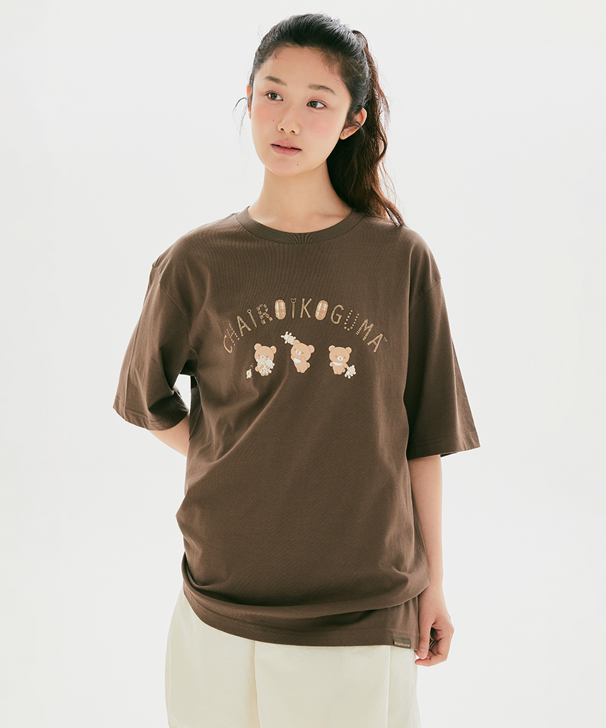 스파오(SPAO) [리락쿠마] 반팔 티셔츠(PRINT)_SPRLG25U02
