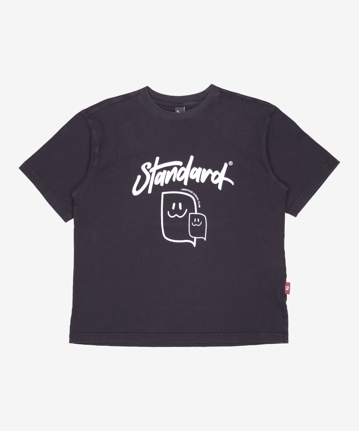 더블유스탠다드(W STANDARD) WSTD 스마일 그래픽 반팔 티셔츠 [6 COLOR] L