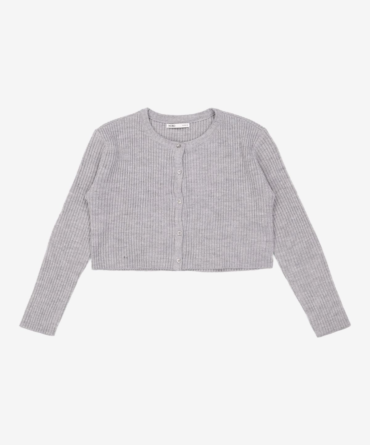 미쏘(MIXXO) 잔골지 크롭 가디건 (CKB915T RE) MIWCKBV4QT S