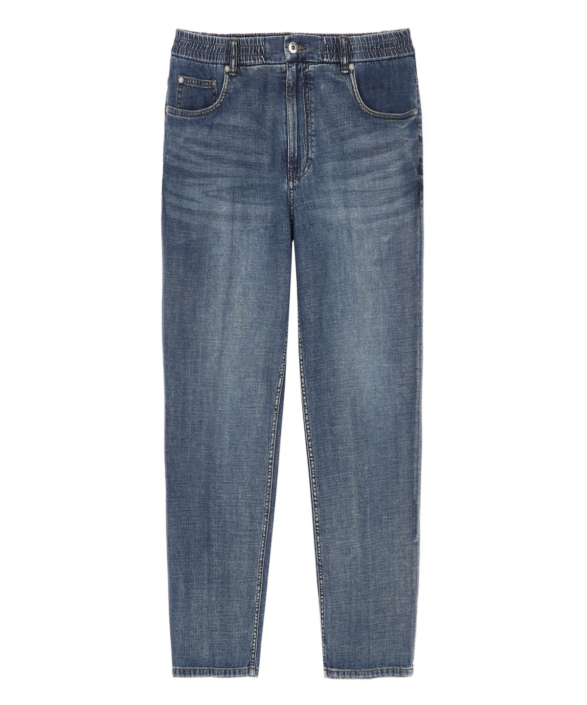 질스튜어트뉴욕 맨(JILLSTUART NEWYORK MEN) 린넨 블렌드 서머 데님 팬츠 - 블루 (JNPA6B012B2)