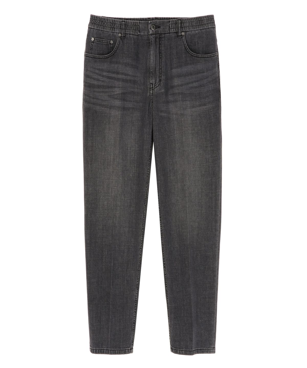 질스튜어트뉴욕 맨(JILLSTUART NEWYORK MEN) 린넨 블렌드 서머 데님 팬츠 - 다크그레이 (JNPA6B012G3)