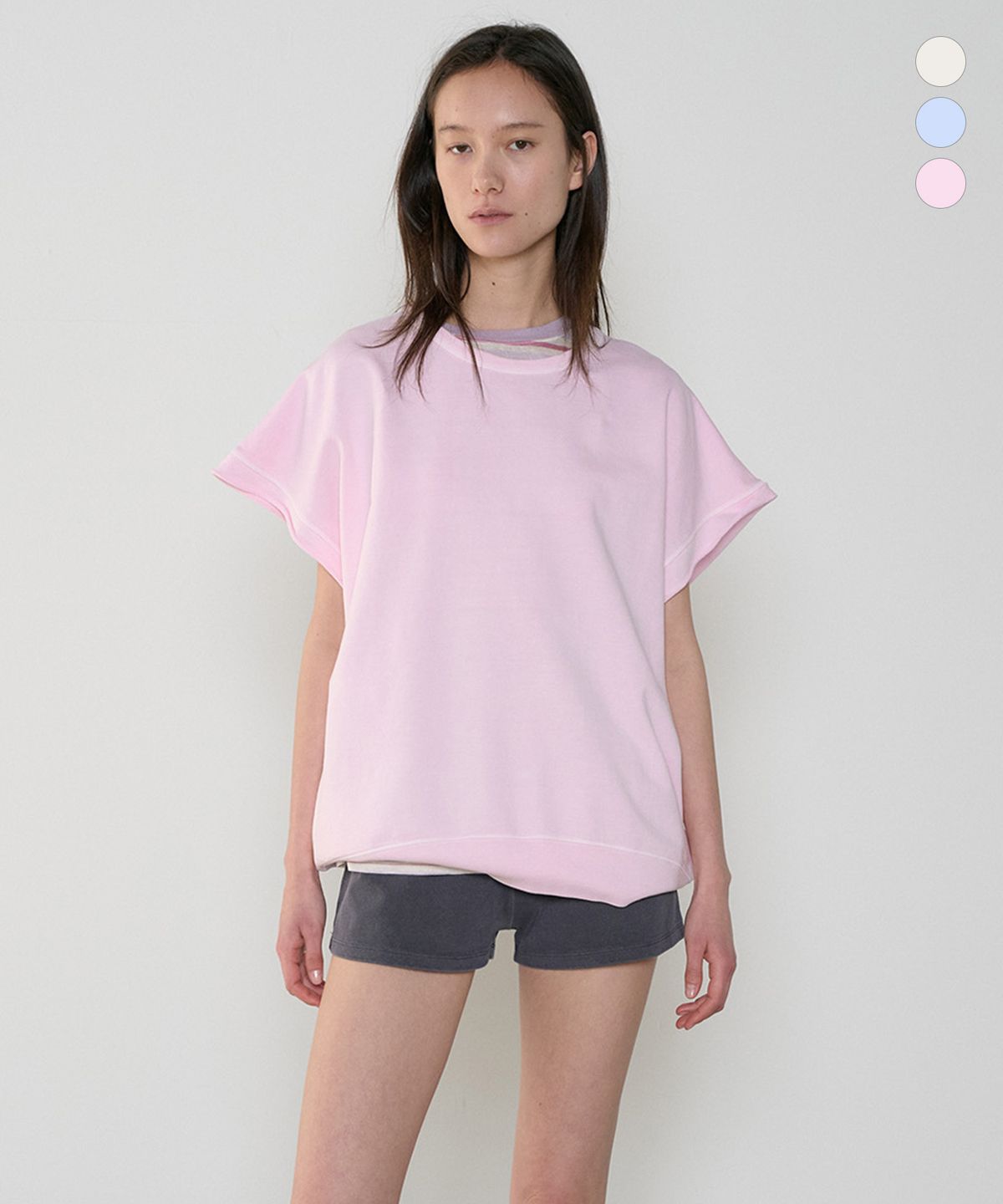 정감 스튜디오(JEONGGAM STUDIOS) Dying Washing Round Vest_3 Color