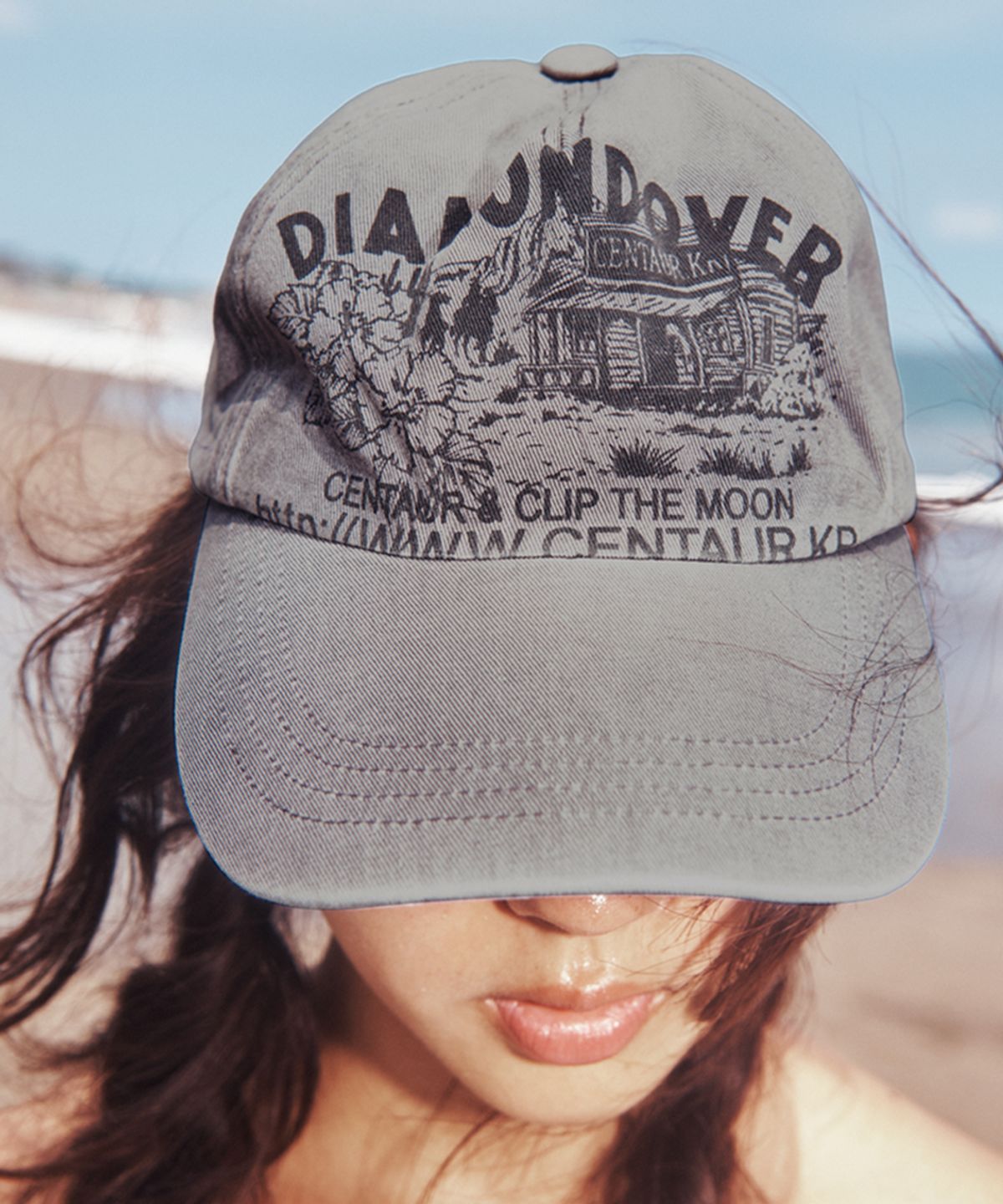 센토르(CENTAUR.KR) CENTAUR VINTAGE WASHED BALL CAP_GREY
