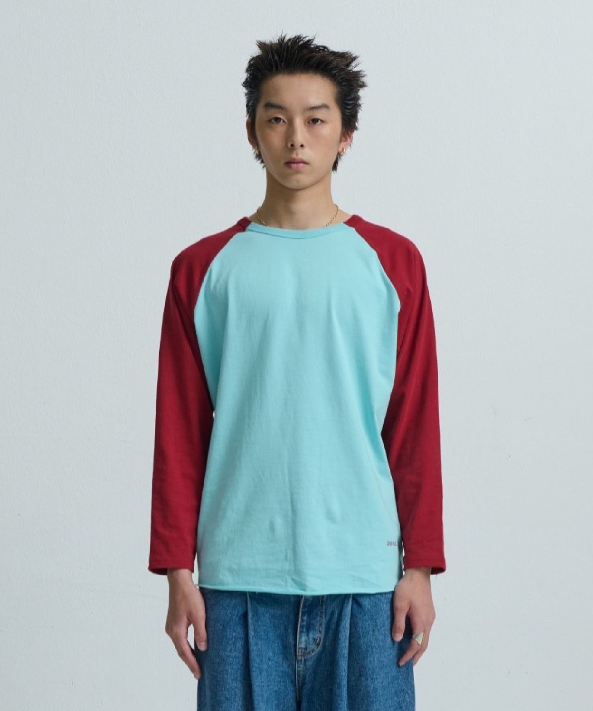 친다운(CHIN DOWN) DOUBLE SIDED RAGLAN TEE (EARTH)