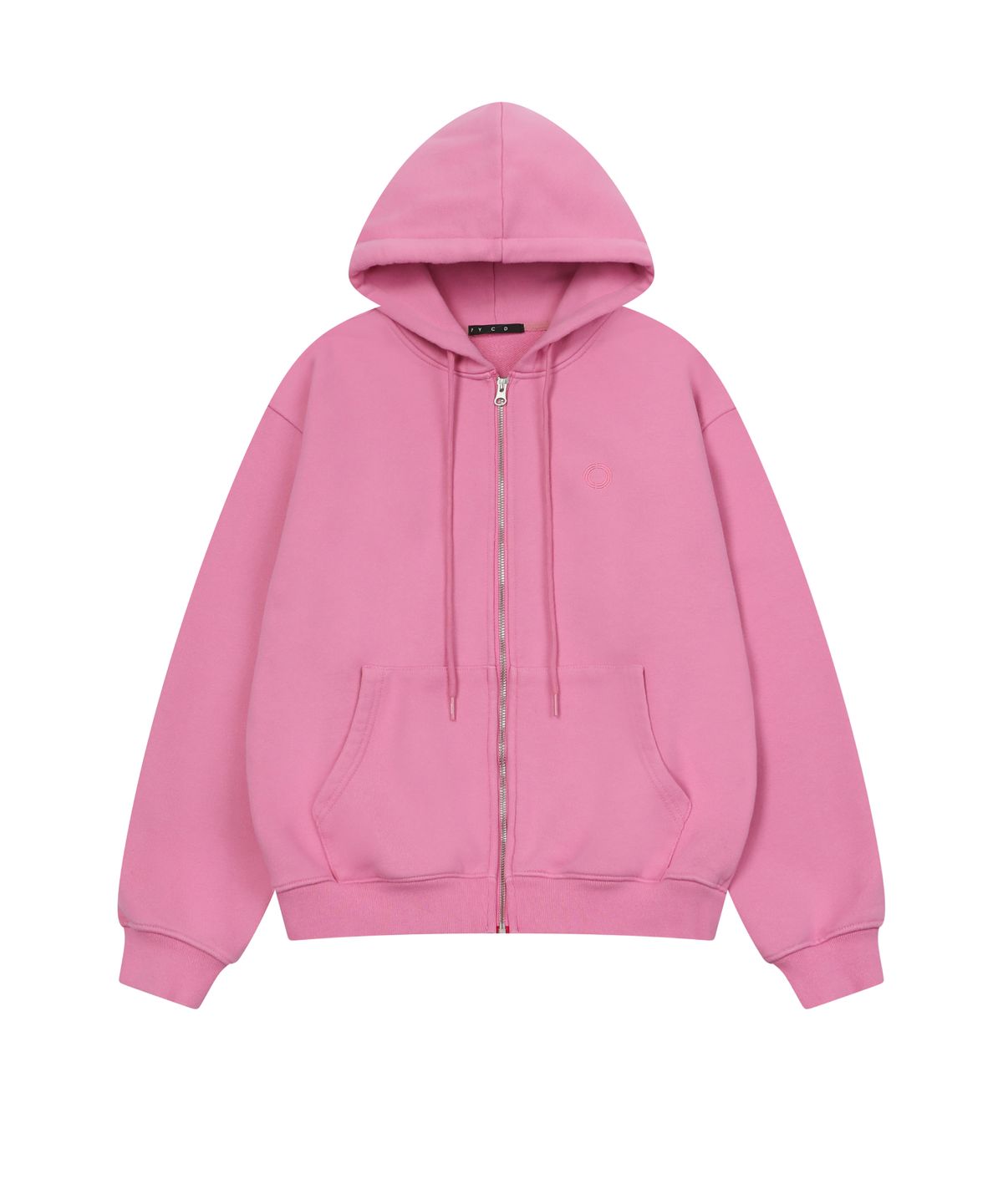 친다운(CHIN DOWN) PYCD ZIP HOODIE (PINK)