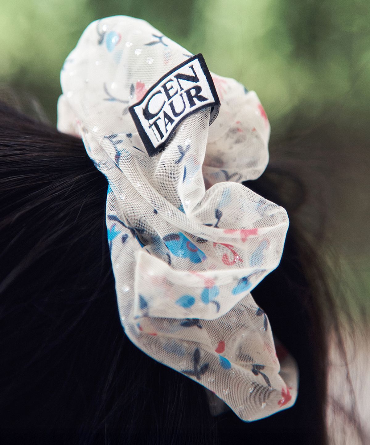 센토르(CENTAUR.KR) MESH SCRUNCHIE_SKY BLUE
