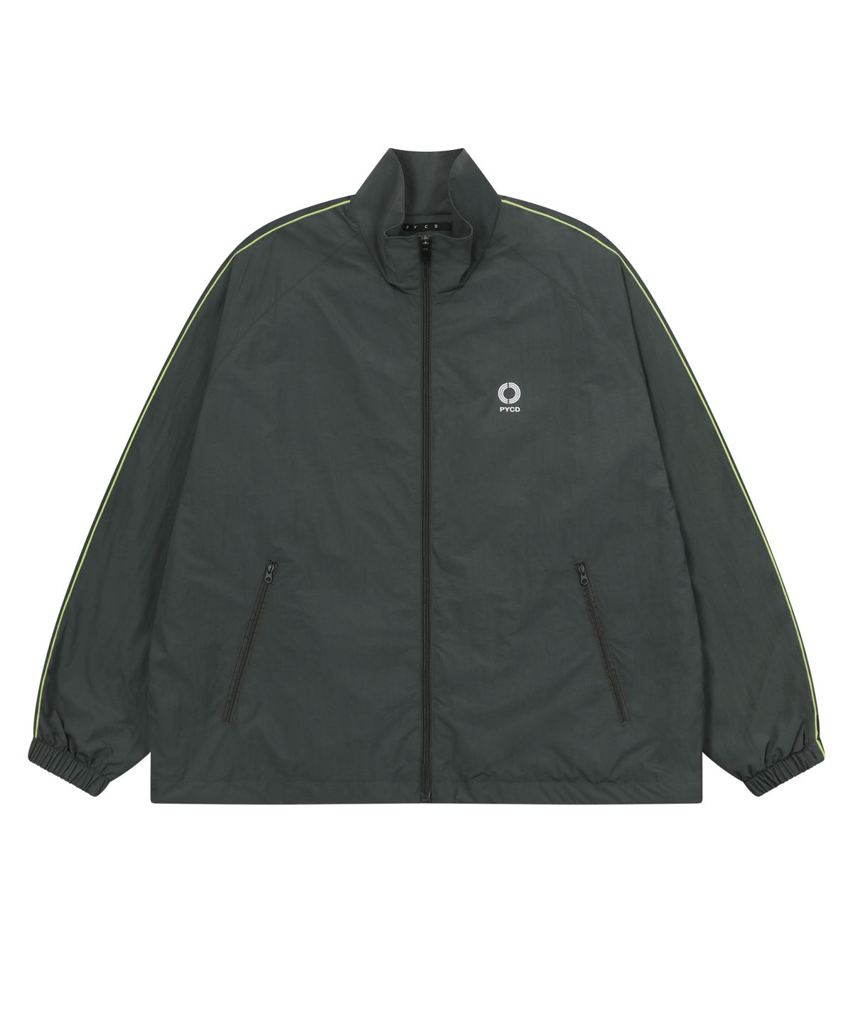 친다운(CHIN DOWN) NYLON TRACK JACKET (GRAY)
