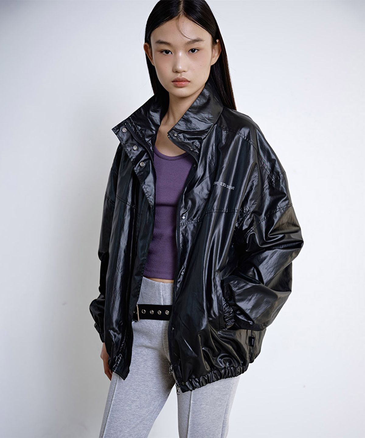 시시브(SISIVE) Coating  Jumper (Black)